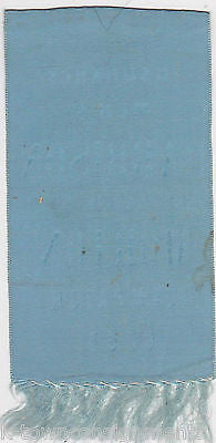 BENJAMIN HARRISON AND MORTON MEN'S CAMPAIGN CLUB ANTIQUE POLITICAL RIBBON - K-townConsignments