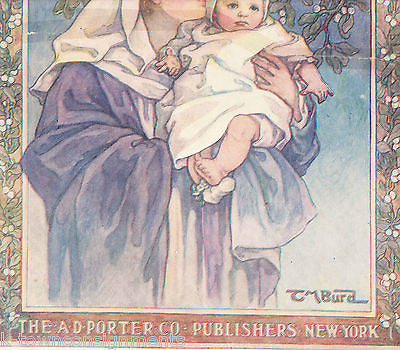 CREAM OF WHEAT OLD SANTA KNOWS VINTAGE LARGE GRAPHIC ADVERTISING POSTER PRINT - K-townConsignments