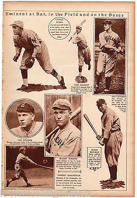 ROGER HORNSBY BASEBALL JACK DEMPSEY BOXING VINTAGE NEWS PHOTO POSTER PRINT - K-townConsignments
