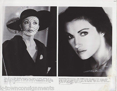 JANE SEYMOUR JOAN COLLINS MOVIE ACTRESS VINTAGE MOVIE PROMO PHOTOGRAPH - K-townConsignments