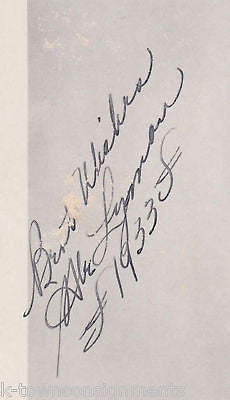 ABE LYMAN BIG BAND VINTAGE AUTOGRAPH SIGNED PHOTO 1933 - K-townConsignments