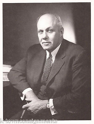 George Meany AFL-CIO President Vintage Portrait Gallery Poster Photo Print - K-townConsignments