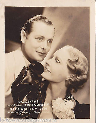 MADGE EVANS ROBERT MONTGOMERY VINTAGE MGM STUDIO PHOTO - K-townConsignments