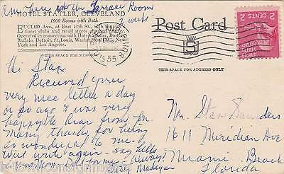 BETTY MADIGAN JAZZ MUSIC SINGER VINTAGE AUTOGRAPH SIGNED HOTEL STATLER POSTCARD - K-townConsignments