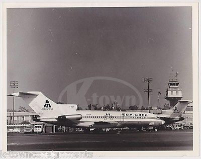MEXICANA AIRWAYS BOEING 727 JET AIRPLANE VINTAGE AIRLINE ADVERTISING PHOTO - K-townConsignments