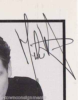 MICHAEL DAMIAN YOUNG & RESTLESS TV ACTOR AUTOGRAPH SIGNED PROMO PHOTO CARD - K-townConsignments
