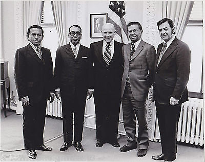 INDONESIAN DELEGATION AT THE WHITE HOUSE OFFICIAL VINTAGE WASHINGTON DC PHOTOS - K-townConsignments