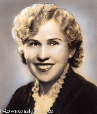 ANNIE LAURIE WILLIAMS FILM & MOVIE ACTRESS VINTAGE KESSLERE STUDIO PROMO PHOTO - K-townConsignments