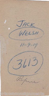 JACK WELSH EARLY MOVIE ACTOR VINTAGE 1920s PASTE-UP NEWS PRESS PHOTO - K-townConsignments