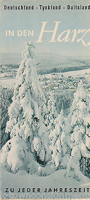 TYSKLAND GERMANY VINTAGE GRAPHIC ADVERTISING TRAVEL MAP - K-townConsignments