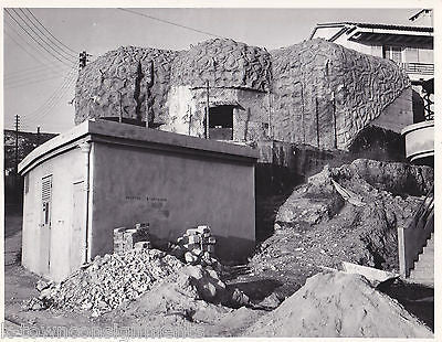 FRENCH POST WAR RECLAIMED PILL BOXE DWELLINGS VINTAGE PROFESSIONAL TRAVEL PHOTO - K-townConsignments
