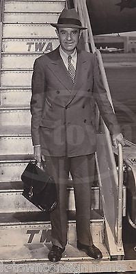 W. A. HARRIMAN TWA TRANSWORLD AIRLINES CONSTELLATION PLANE VINTAGE PRESS PHOTO - K-townConsignments