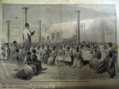 HARPER'S WEEKLY NEWS NY ANTIQUE ENGRAVING ILLUSTRATED MAGAZINE DEC 1866 - K-townConsignments
