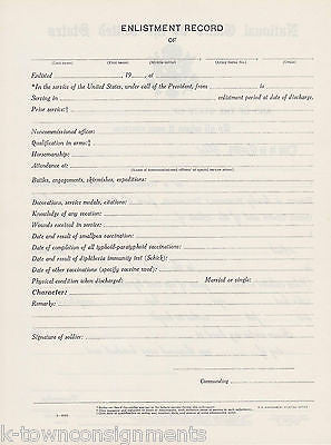 US NATIONAL GUARD VINTAGE UNUSED HONORABLE DISCHARGE CERTIFICATE DOCUMENT - K-townConsignments