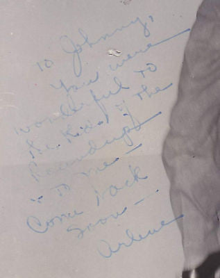 ROUNDUP RADIO JOHNNY & ARLENE AUTOGRAPH SIGNED PHOTO - K-townConsignments