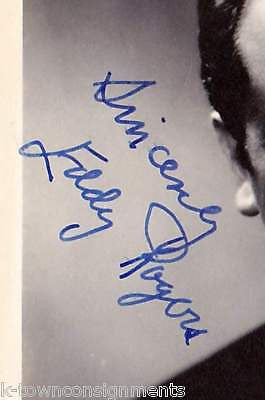 EDDY ROGERS VIOLIN MUSICIAN AUTOGRAPH SIGNED PHOTO - K-townConsignments