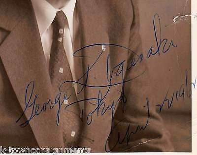 KIYOSHI GEORGE TOGASAKI ROTARY PRESIDENT AUTOGRAPH SIGNED PERSONAL PHOTOGRAPH - K-townConsignments