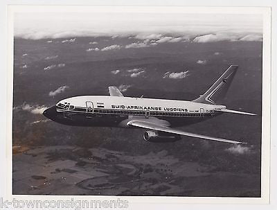 SUID-AFRIKAANSE LUGDIENS S. AFRICAN JET AIRPLANE VINTAGE ADVERTISING PROMO PHOTO - K-townConsignments