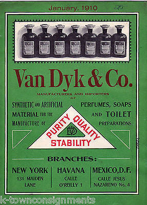VAN DYK & CO PURFUMES SOAPS & TOILETRIES VINTAGE 1910 GRAPHIC SALES AD CATALOG - K-townConsignments