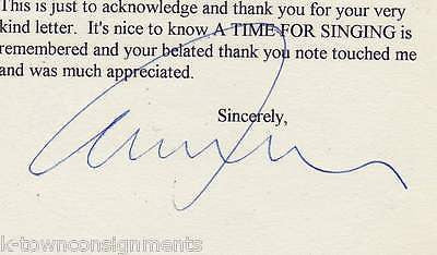 ALEXANDER COHEN STAGE & MOVIE PRODUCER VINTAGE AUTOGRAPH SIGNED STATIONERY - K-townConsignments