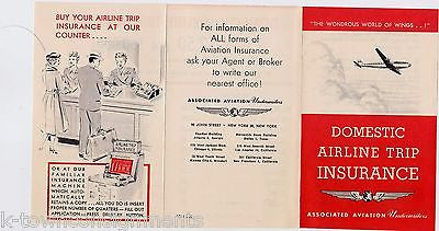 AMERICAN AIRLINES VINTAGE GRAPHIC ADVERTISING BOARDING PACKET W/ FLIGHT NOTES - K-townConsignments