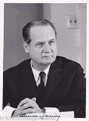 GUNNAR JARRING SWEDISH DIPLOMAT VINTAGE AUTOGRAPH SIGNED POLITICAL PROMO PHOTO - K-townConsignments