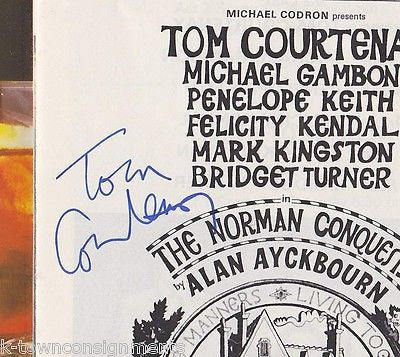 TOM COURTENAY THE NORMAN CONQUESTS ACTOR AUTOGRAPH SIGNED GLOBE THEATRE PLAYBILL - K-townConsignments