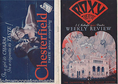 THE VALIANT PAUL MUNI VINTAGE NEW YORK ROXY THEATRE PLAYBILL 1929 - K-townConsignments