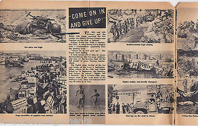 MISSION ACCOMPLISHED AFRICA SICILY ITALY WWII MILITARY SOLDIERS PHOTO BOOKLET - K-townConsignments