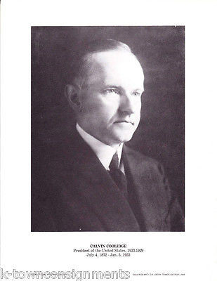 Calvin Coolidge United States of America President Vintage Political Photo Print - K-townConsignments