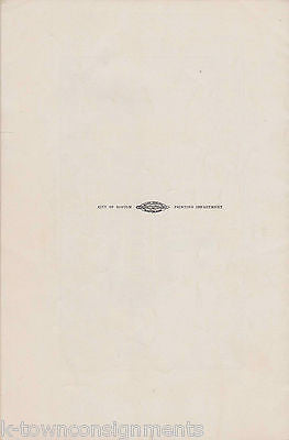 CRADLE OF LIBERTY FANEUIL HALL ANTIQUE HISTORY BOOK 1930s BOSTON MASSACHUSETTS - K-townConsignments