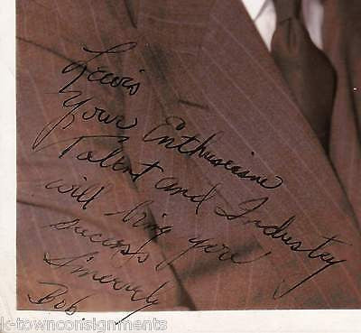 BOB HART EARLY BIG BAND MUSICIAN VINTAGE AUTOGRAPH SIGNED MURRAY KORMAN PHOTO - K-townConsignments