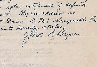 IRA THOMAS MEEK & THOMAS ADVERTISING AGENCY AUTOGRAPH SIGNED STATIONERY LETTER - K-townConsignments