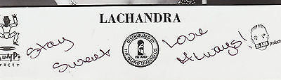 LACHANDRA JUMP STREET R&B MUSIC VINTAGE AUTOGRAPH SIGNED STUDIO PROMO PHOTO - K-townConsignments