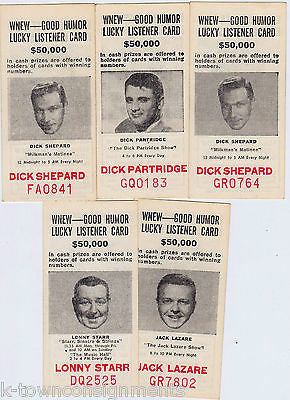 DICK SHEPARD LONNY STAR JACK LAZARE VINTAGE COLUMBIA RECORDS GOOD HUMOR CARDS - K-townConsignments