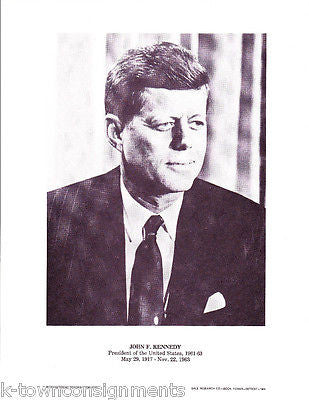 JOHN F. KENNEDY President United States of America Vintage Photo Print - K-townConsignments