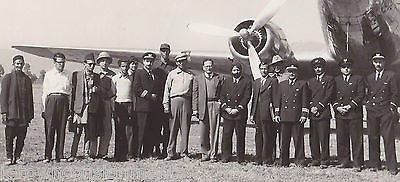 Egypt Airlines Middle Eastern Aviation Crew & Officials Vintage Press Photo - K-townConsignments