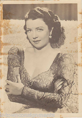 VERA VAGUE EARLY MOVIE ACTRESS VINTAGE AUTOGRAPH SIGNED PROMO PHOTO - K-townConsignments
