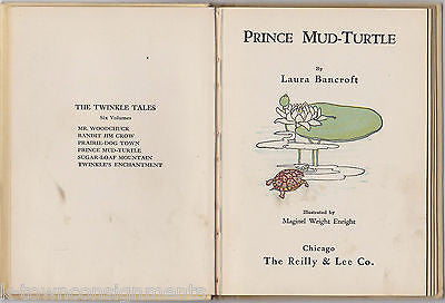 PRINCE MUDTURTLE FRANK BAUM ANTIQUE ILLUSTRATED FAIRY TALE BOOK W/ ORIG. JACKET - K-townConsignments