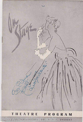 CAROL STONE 'THEY KNEW WHAT THEY WANTED' MOVIE ACTRESS AUTOGRAPH SIGNED PLAYBILL - K-townConsignments