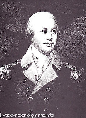 Nathanael Greene American Revolutionary General Vintage Portrait Gallery Print - K-townConsignments