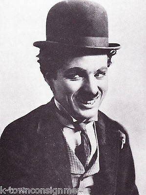 Charlie Chaplin English Actor Vintage Portrait Gallery Poster Photo Print - K-townConsignments