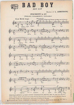 PERRY COMO MANDOLINS IN THE MOONLIGHT GRAPHIC ITALIAN MOVIE SHEET MUSIC BOOK - K-townConsignments