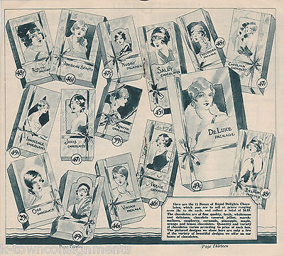ROYAL CHOCOLATE ANTIQUE GRAPHIC SALES GIFT CATALOG - K-townConsignments
