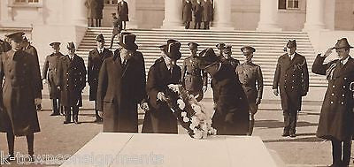 Calvin Coolidge & Military Generals White House Funeral Antique News Press Photo - K-townConsignments