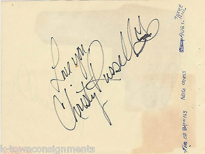 ANDREA McARDLE ANNIE THEATRE STAGE ACTRESS VINTAGE AUTOGRAPH SIGNED ALBUM PAGE - K-townConsignments