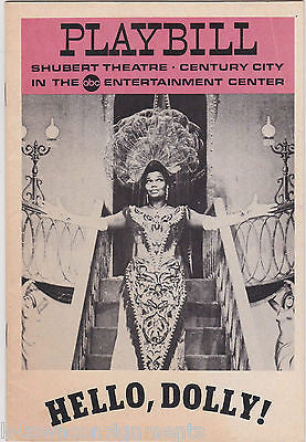 HELLO DOLLY PEARL BAILEY VINTAGE SHUBERT THEATRE PLAYBILL - K-townConsignments