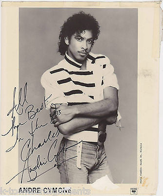 ANDRE CYMONE PRINCE'S BASS GUITARIST VINTAGE AUTOGRAPH SIGNED STUDIO PROMO PHOTO - K-townConsignments