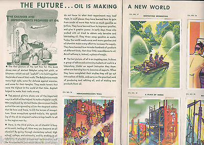 OIL A MODERN NECESSITY VINTAGE COCA-COLA PRO PETROLUEM AMERICA GRAPHIC AD BOOK - K-townConsignments