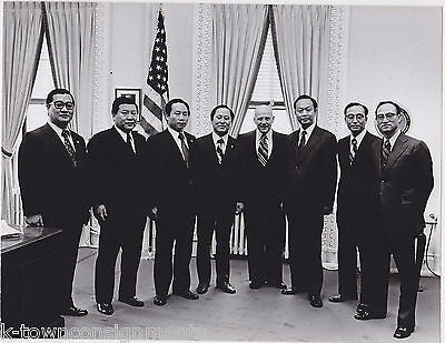 INDONESIAN DELEGATION AT THE WHITE HOUSE OFFICIAL VINTAGE WASHINGTON DC PHOTOS - K-townConsignments